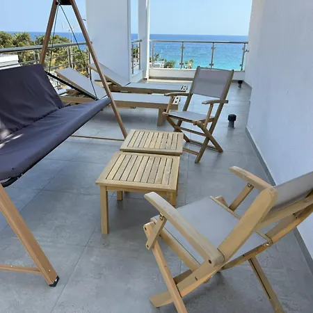 Luxe Panorama Penthouse With Private Jacuzzi, Bbq And Sea View * Nea Kallikrateia
